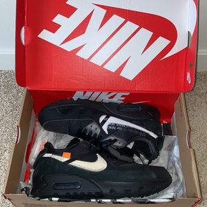 NIKE THE 10 AIR MAX 90 NIKE X OFF-WHITE - BLACK AA7293-001